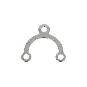 Stainless Steel double spacers 9.5x8.5 mm x10