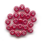 Preciosa Seed beads 11/0 2 mm - Opaque Glossy Red x20g