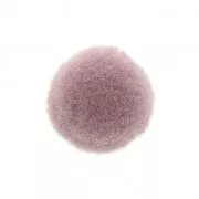 Round synthetic pompom 10 mm Antique Mauve x1