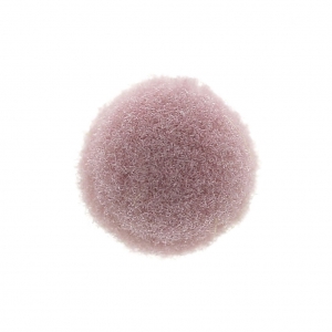 Round synthetic pompom 10 mm Antique Mauve x1