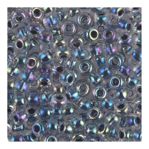 Miyuki Seed beads 8/0 283 - Crystal AB Black Lined