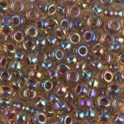 Miyuki Seed beads 8/0 357 - Light Topaz AB Root Beer Lined