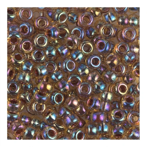 Miyuki Seed beads 8/0 357 - Light Topaz AB Root Beer Lined