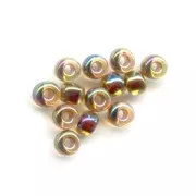 Miyuki Seed beads 8/0 357 - Light Topaz AB Root Beer Lined
