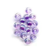 Miyuki Seed beads 8/0 274- Crystal AB Amethyst Lined