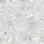 Miyuki Seed beads 6/0 01 - Crystal Silver Lined