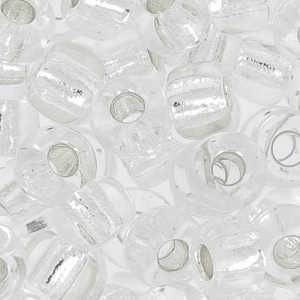 Miyuki Seed beads 6/0 01 - Crystal Silver Lined