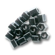 Miyuki Seed beads 8/0 Hex Cut 401 - Black