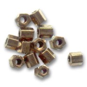 Miyuki 8/0 Hex Cut Seed Beads 457 - Dark Bronze Metallic x8g