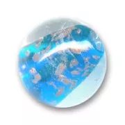Round 27mm Crystal Spangled aquamarine center x1