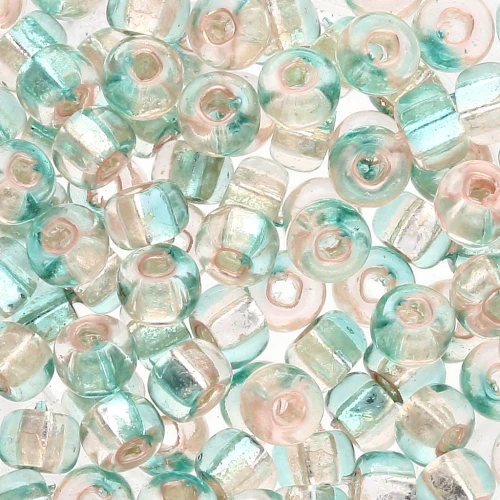 Miyuki Seed beads 6/0 Rococo 3277 - Aqua Light Rose SL