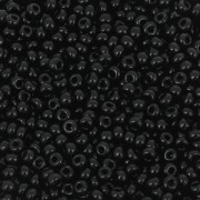 Preciosa Seed beads 11/0 2 mm - Jet x250g