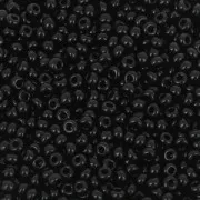 Preciosa Seed beads 11/0 2 mm - Jet x250g