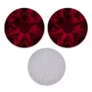 PureCrystal stick-on rhinestones 4mm Siam x36