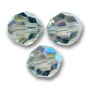 Round bead PureCrystal 5000 8 mm - Black Diamond AB x1