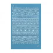 Silk Screen Moiko for polymer clay 74x105 mm - Aztec Frieze 10.11 x1