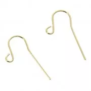 Gold-filled earwires 12 mm x2