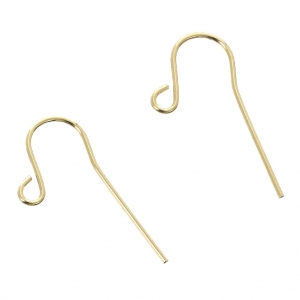 Gold-filled earwires 12 mm x2