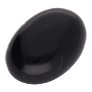 Oval cabochon 18x13mm Black Onyx