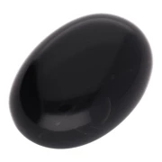 Oval cabochon 25x18 mm Black Onyx