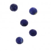 Small round 4 mm cabochons - Lapis Lazuli x5|raw }}