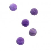 Small round 4 mm cabochons - Amethyst x5|raw }}