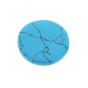 Round Cabochon 18 mm Turquoise Imitation x1