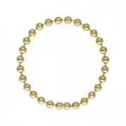 Gold-Filled fine ball chain ring 1.5 mm - Size 48-49 x1