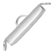 Bead-weaving cap for Miyuki seed beads & Delica beads, 18 mm - 925 Sterling Silver x1