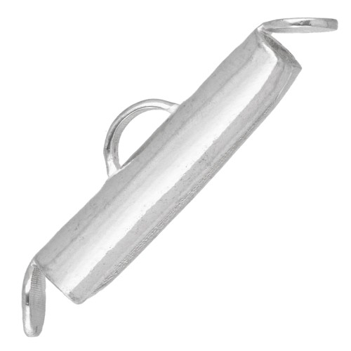 Bead-weaving cap for Miyuki seed beads & Delica beads, 18 mm - 925 Sterling Silver x1