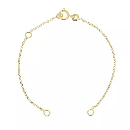 Bracelet for spacer 1.3 mm - Gold Plated 3 microns x15 cm