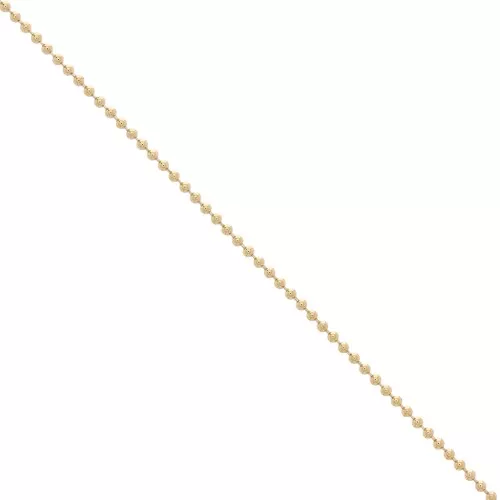 Ball chain 1.5 mm - Gold Plated 3 microns x50 cm