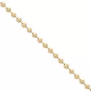 Ball chain 1.5 mm - Gold Plated 3 microns x50 cm