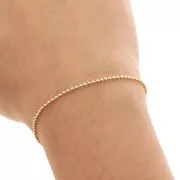 Ball chain 1.5 mm - Gold Plated 3 microns x50 cm