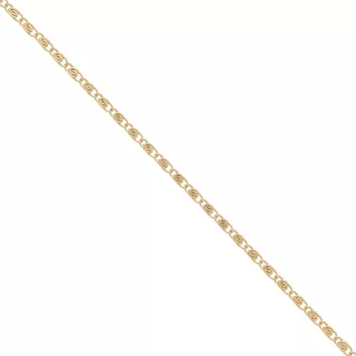 Chain 1.8 mm - Gold plated 3 microns x50cm