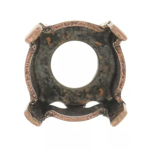 Cabochon PureCrystal setting 1088/1122 Rivoli round-shaped 6mm Copper-colore