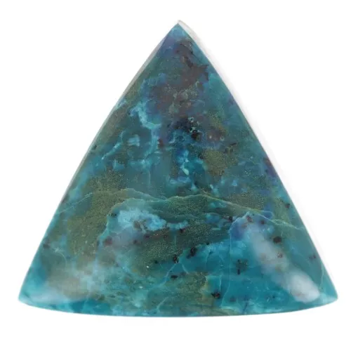 Triangle shaped cabochon 18mm Chrysocolla
