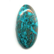 Oval cabochon 30x15mm Chrysocolla