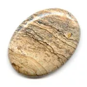 Oval cabochon 40x30mm Picture Jasper
