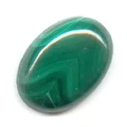 Oval cabochon 18x13mm Malachite
