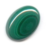 Oval cabochon 25x18mm Malachite