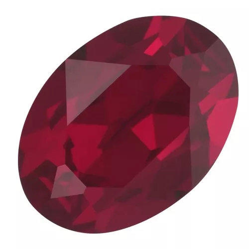 PureCrystal 4120 Oval Fancy Stone 14x10mm Siam