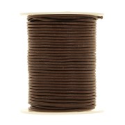 Leather cord 1,5 mm Brown x 25m|raw }}