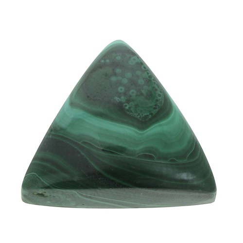 Triangle cabochon 18mm Malachite