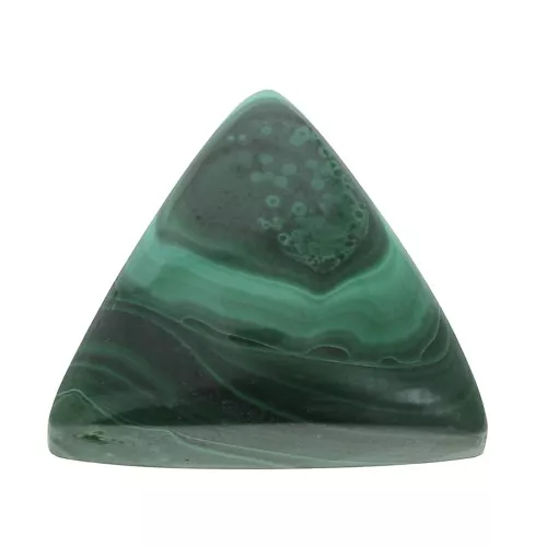Triangle cabochon 18mm Malachite