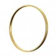 Round Mounting multi-holes Ring 46 mm fine Gold plated x1|raw }}