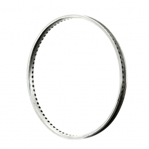 Round Mounting multi-holes Ring 46 mm Antique Silver Tone x1