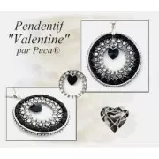 Round Mounting multi-holes Ring 46 mm Antique Silver Tone x1