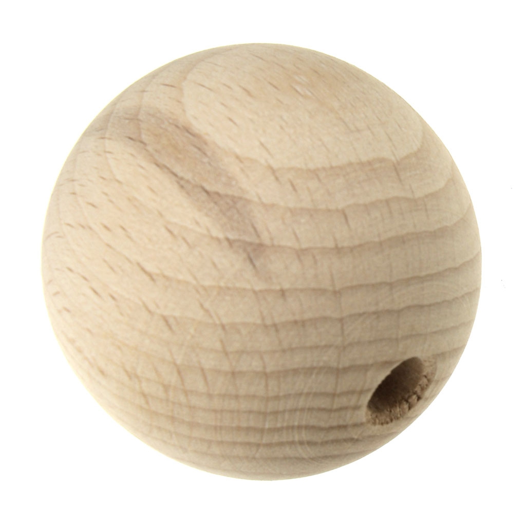 Big wooden beads 50 mm x1 Perles & Co