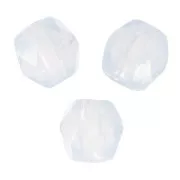 Fire Polished faceted round beads 3mm Milky Amethyst x50